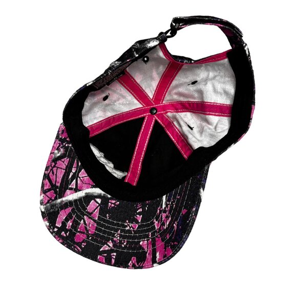 NWTF National Wild Turkey Foundation Womens Hat Cap Pink Black Size OS - Picture 8 of 10